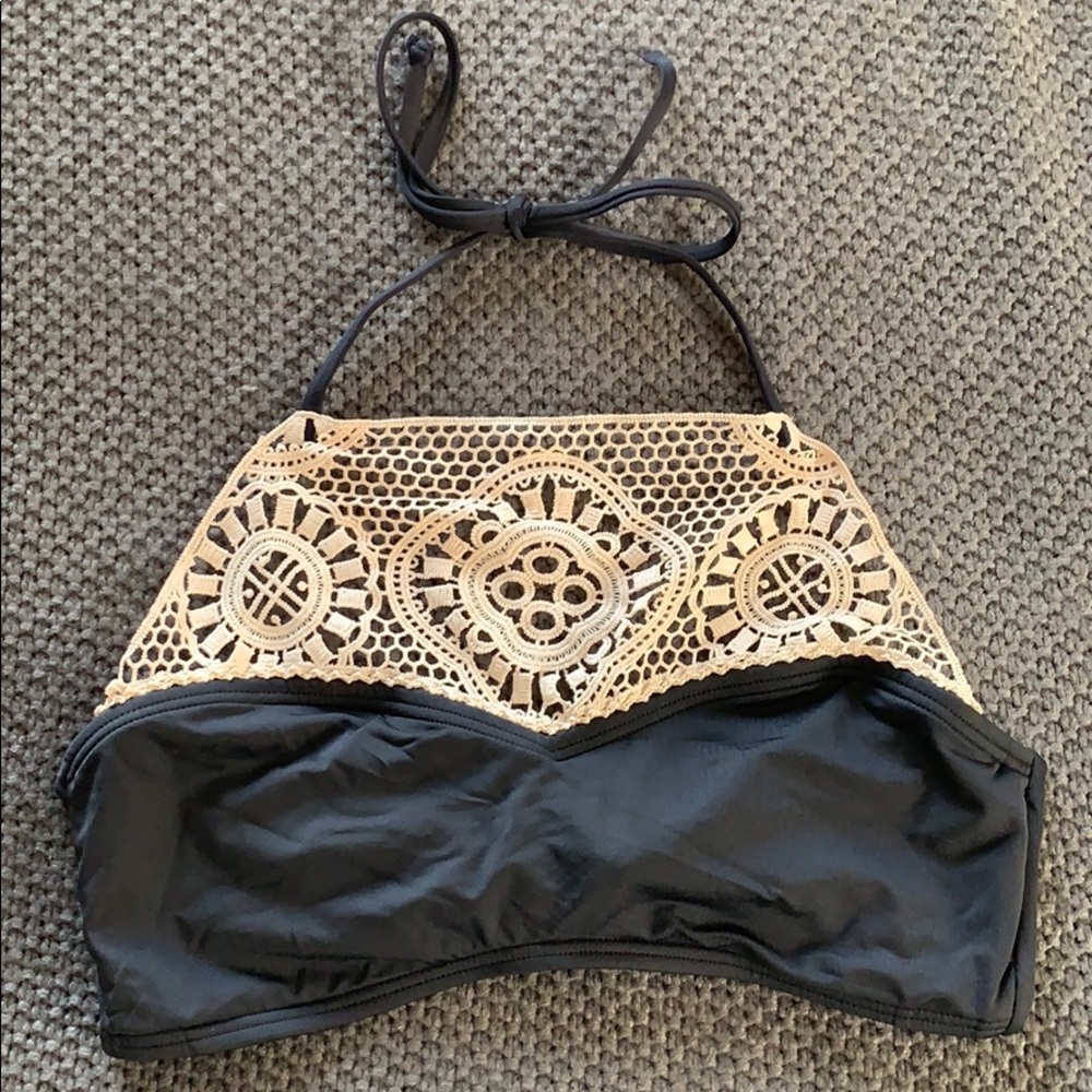 Crochet bikini top